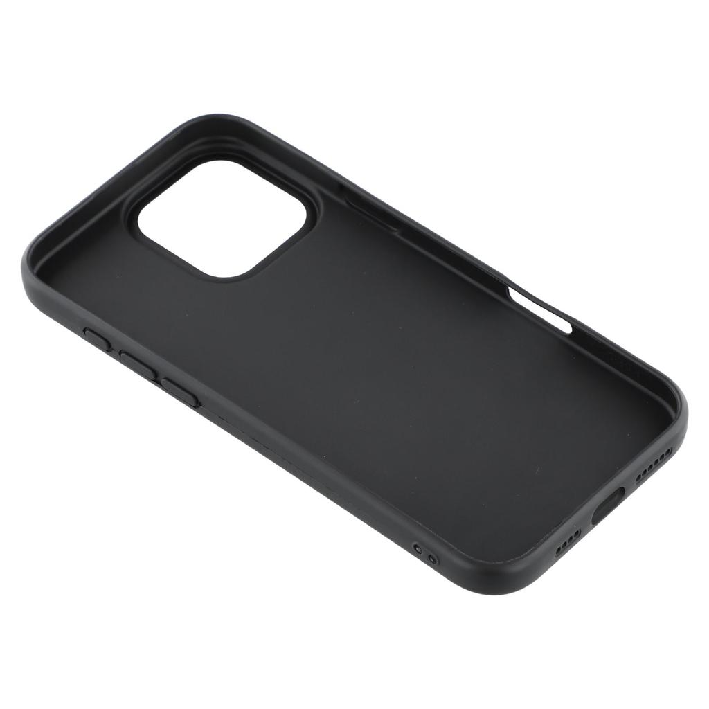 For iPhone 16 Pro Max Case 2.0mm Thick Solid Color Soft TPU Phone Back Cover Large Lens Cutout