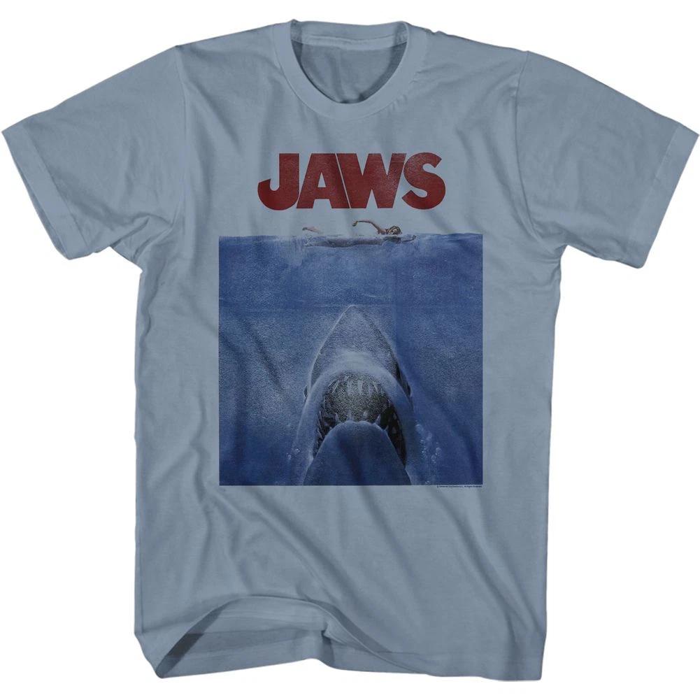 Jaws Poster Blue Comfort Colors Movie Children s T-shirt 100
