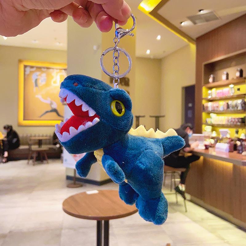 Cute Dinosaur Doll, Doll Schoolbag Pendant, Tyrannosaurus Rex Bag Pendant, Couple Plush Keychain