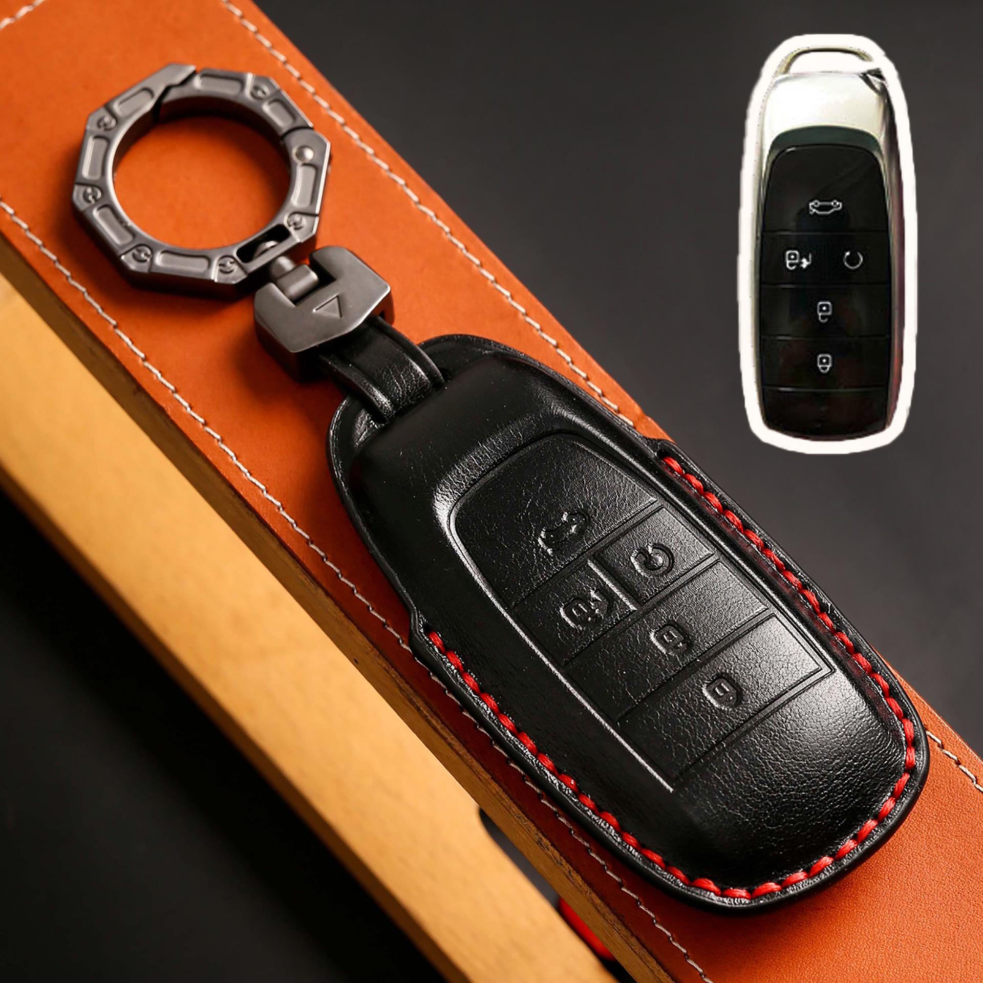 

Подходит для чехла для ключа GAC Trumpchi Ai an Y, пряжка-мешок AIONSplus, защитный чехол для автомобиля Ai an S Mei 580 для мужчин и женщин чёрный