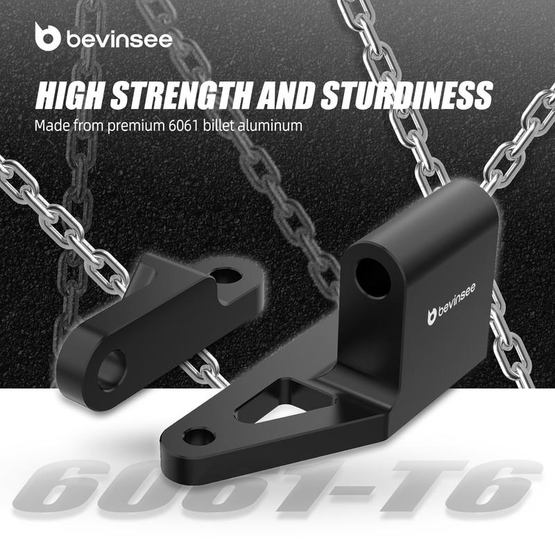BEVEE 4.0L Alternator Relocation Bracket Kit for Jeep XJ Wrangler Cherokee 1996-2002
