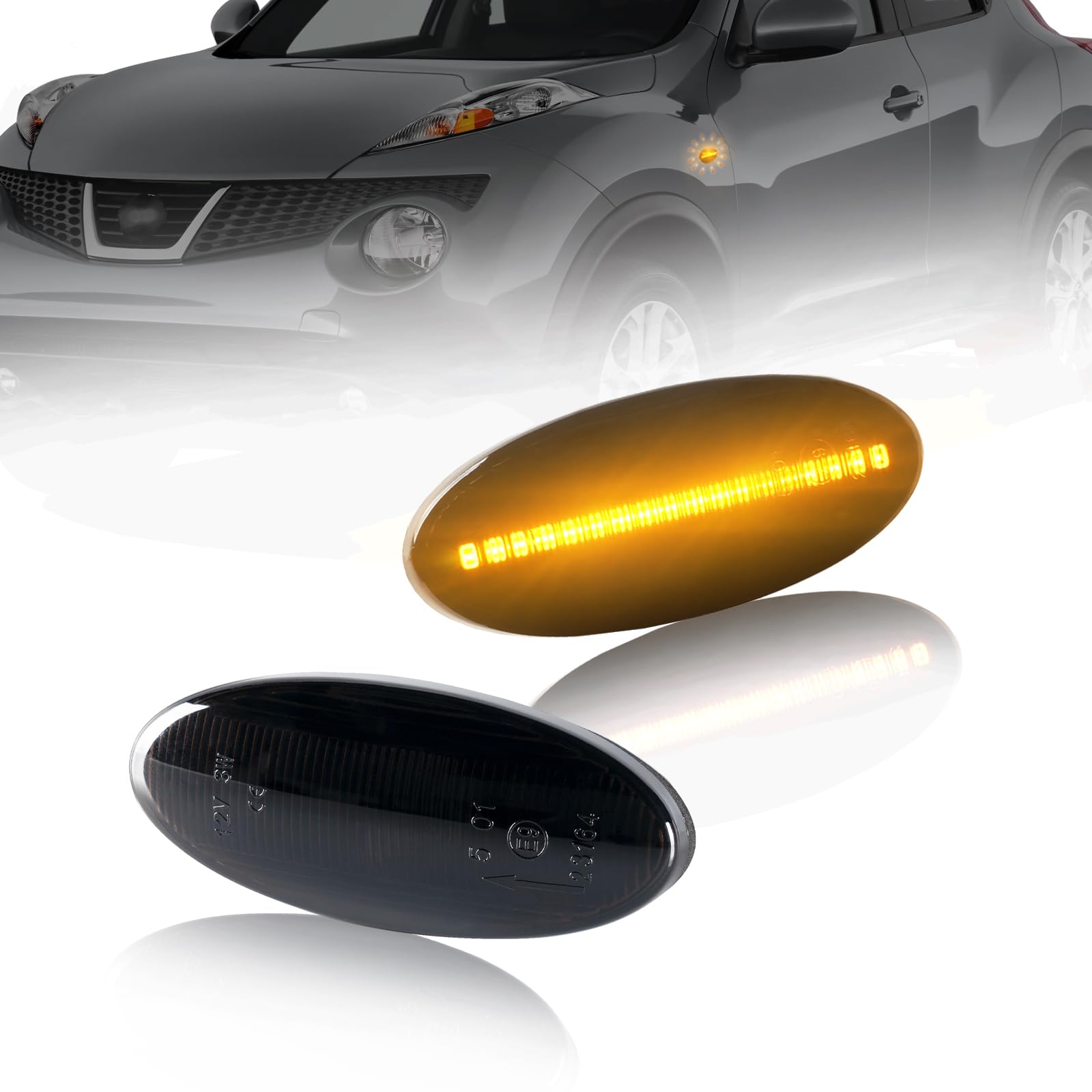 GemPro X-Trail t31 Side Marker Flashing Type Cube Z12 Z11 Cube Cubic Bz11 Juke x-trail t31 чёрный