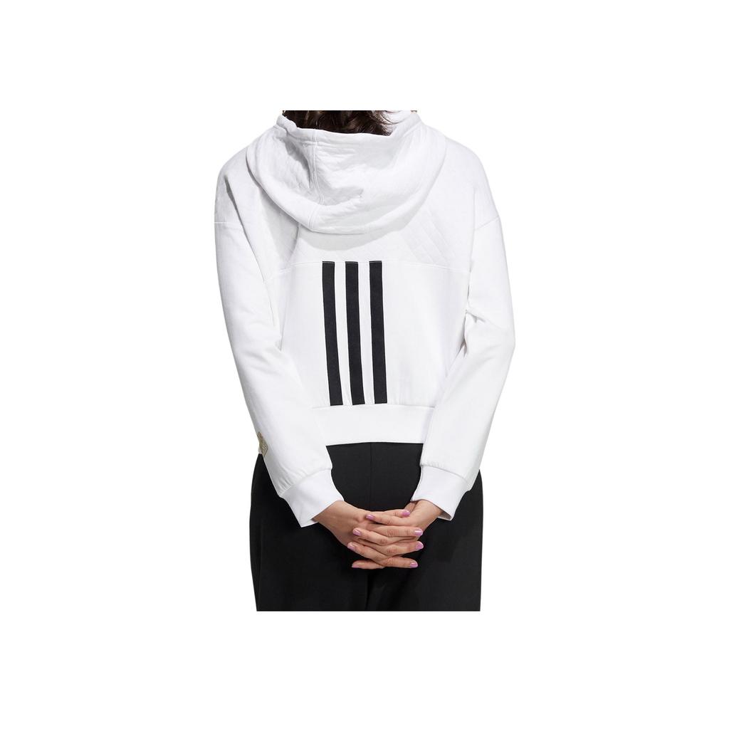 Adidas Neo Casual Loose Hoodie Women Hoodies White HB7393
