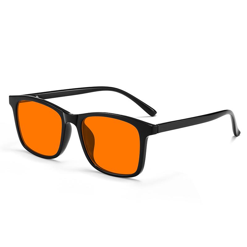 Light-Enhancing Sleep-Aid Glasses: Blue Light Blocking, Reflective Coating, Anti-Blu-Ray, Anti-Radiation, Melatonin Support, TR Frame.