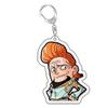 Acrylic Key Chain for One Piece Franky Trafalgar Law Jinbe Monkey D. Luffy Thatch Anime Peripheral Pendant Acrylic Key Buckle