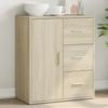 VidaXL Buffet, Sideboard, Storage Cabinet, Living Room Organizer, Interior, Modern, Sonoma Oak 840473