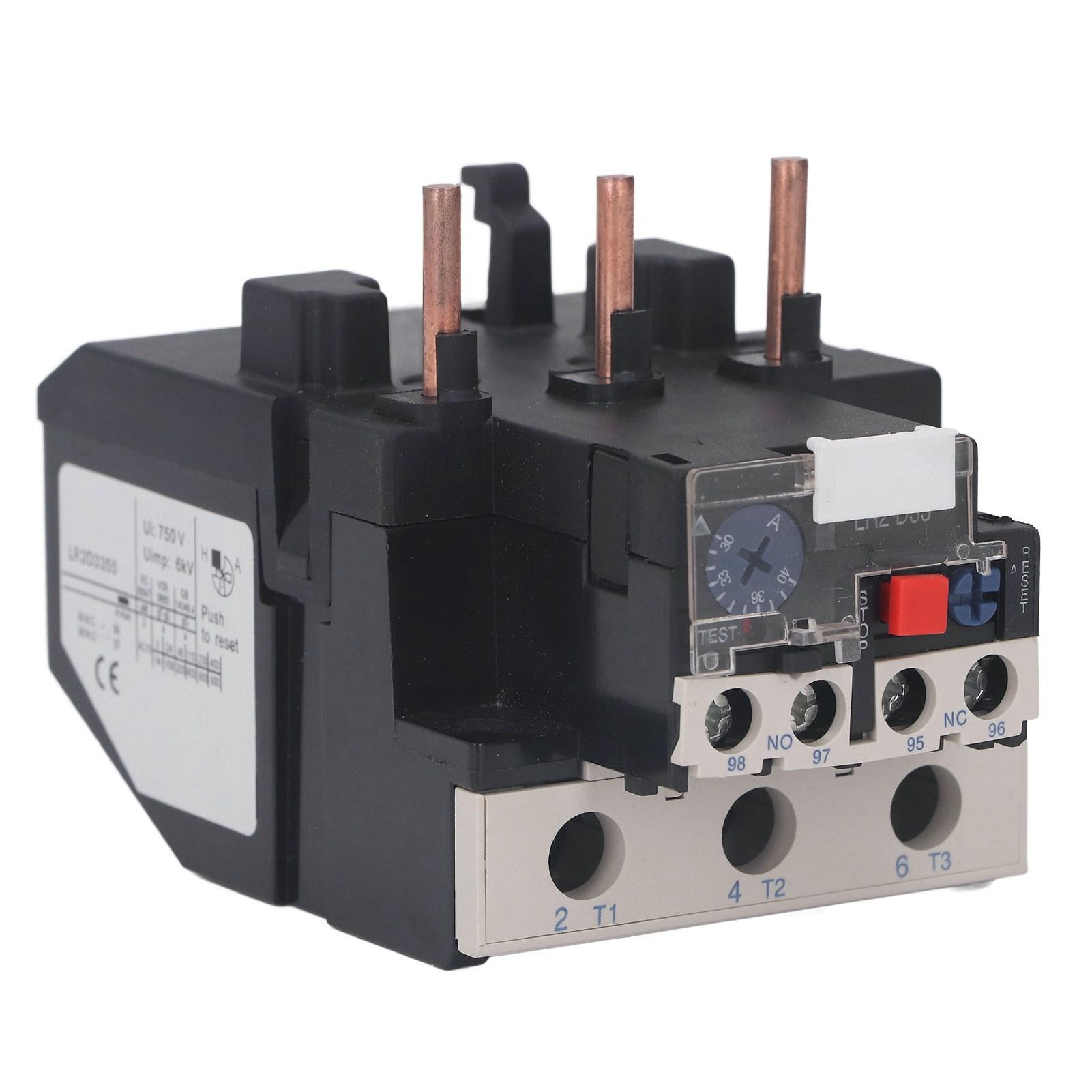 

Thermal Overload Relay 750V 30‑40A Electric for Motor Protection High Efficiency 1NO 1NC Contact