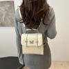 Beautiful fashion student backpack casual summer niche backpack women's new personalized portable travel bag