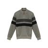 Bhpoloclub Men'S Brushed Stripe Knit Zip-Up Jp922