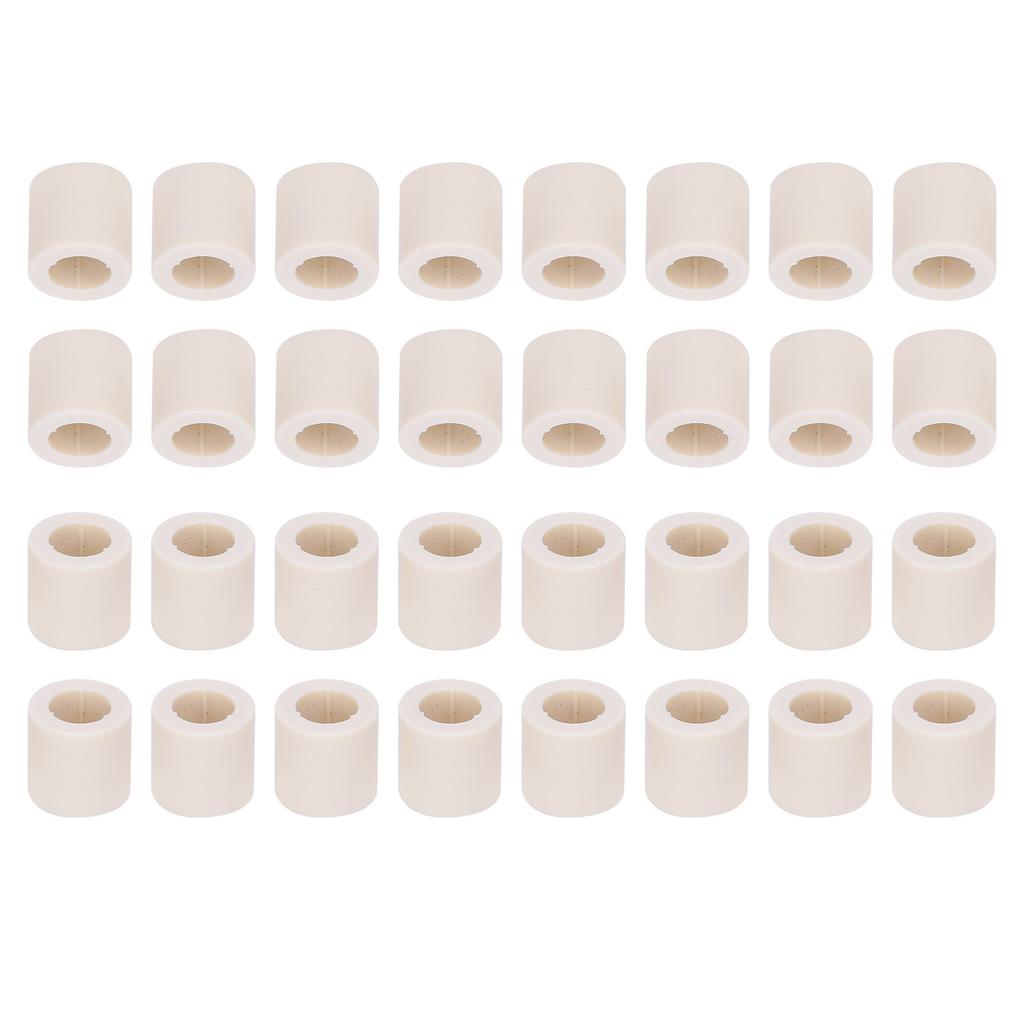 40pcs Fiber Billiards Stick Pool Cue Ferrules Tubes Replacement Parts Repair Accessories 13MM 0.5in