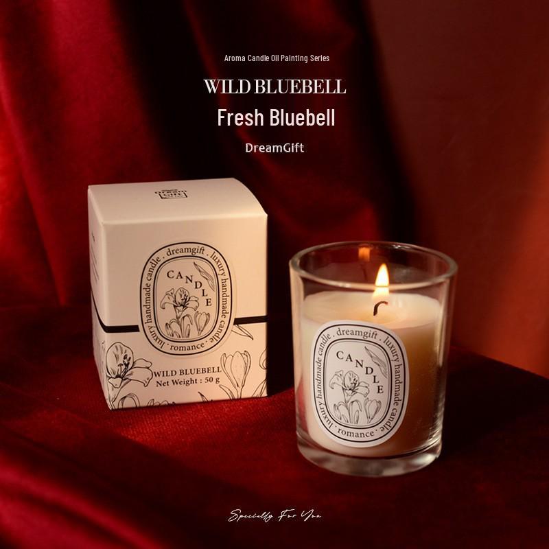 High-End Oil Painting Style Scented Candle - Elegant Bridesmaid Gift & Party Favor
