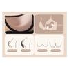 CINOON Sexy fransk dameundertøysett Push-up BH og trusesett Komfort BH Justerbare stropper Samlet Undertøyssett