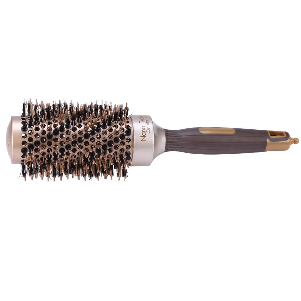 Anti Static Nano Technology Ceramic Ionic Hair Styling Comb with Retractable Separating Pin