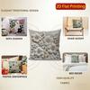 2D Floral Embroidered Pattern Pillow Covers For Home Pattern Cushion Cover Suitable For Sofa Bedroom Car Pillow Cover
