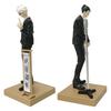 Nowa figurka Anime Jujutsu Kaisen 17cm Garnitur Gojou Satoru Figurka Akcji Przystojny Mężczyzna w Garniturze Figurka Geto Suguru Model Kolekcjonerski PVC