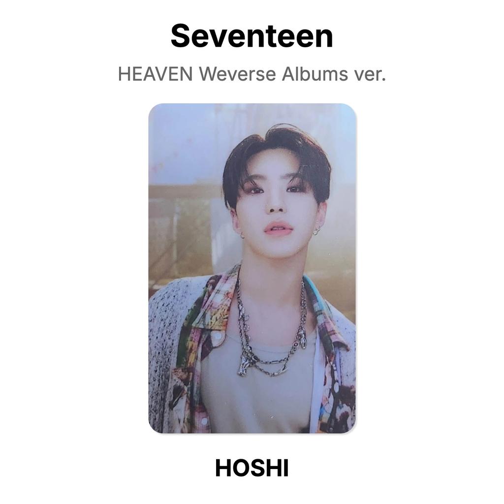 Seventeen HEAVEN Weverse Albums ver. Official Photocard