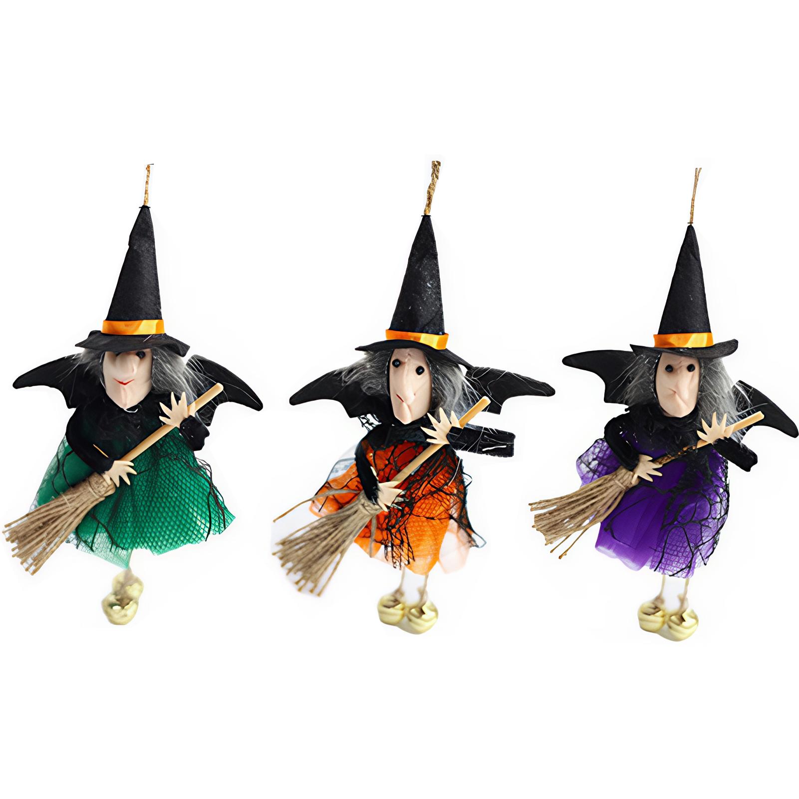 

3PCS Scarecrow Ornaments Witch Fall Harvest Decor Home Decorations Halloween Decoration Dining Room Table Decor Pumpkins Decor