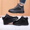Men's Fleece Warm Snow Boots, Men's Casual and Comfortable Soft-soled Anti-slip Shoes