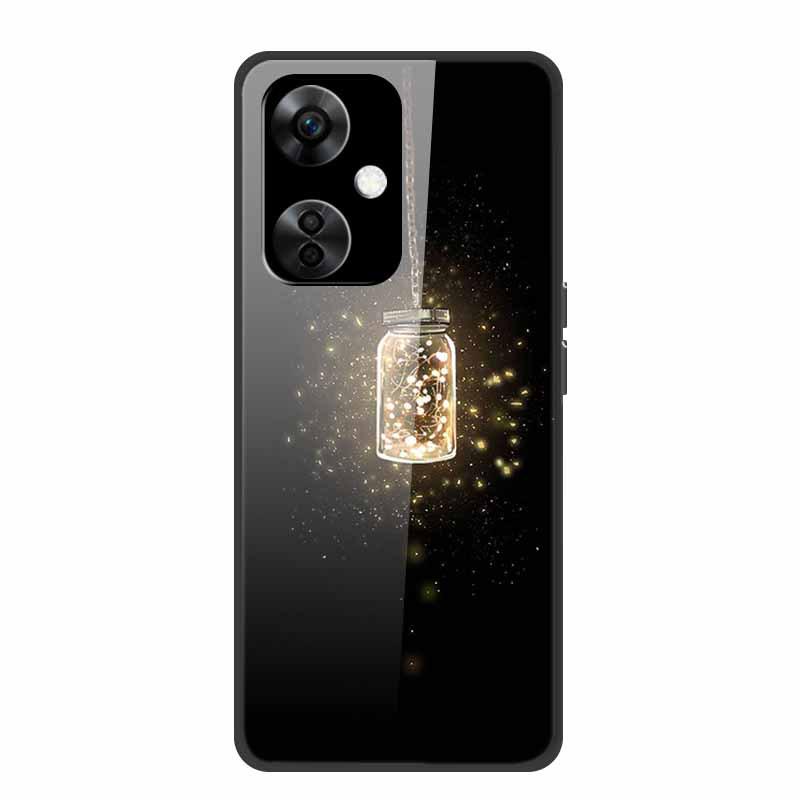 Personalisierte bunte Landschafts-Handyhülle mit gehärtetem Glas für OnePlus NORD CE 3 5G