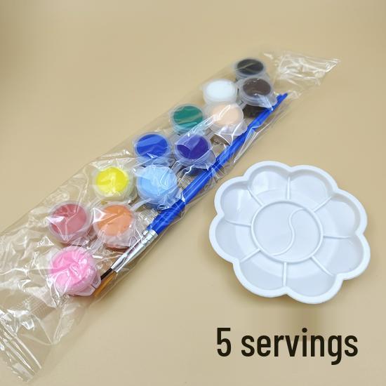 12-Color Acrylic Paint Set for DIY Graffiti and Doll Painting