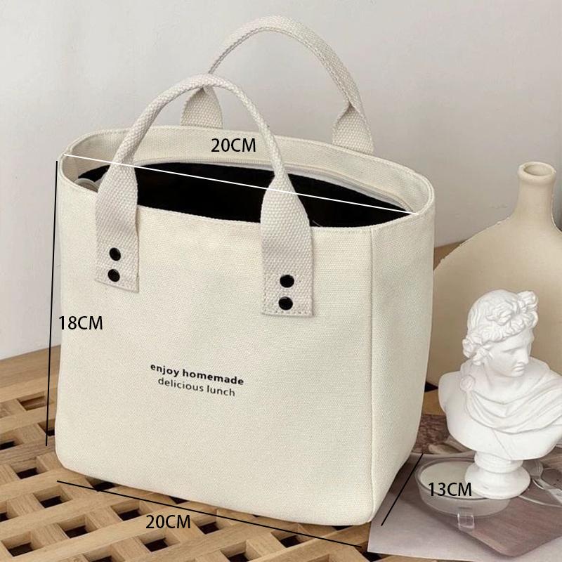 Women's Canvas Handbag Solid Color Women's Casual Large Capacity Travel Bag