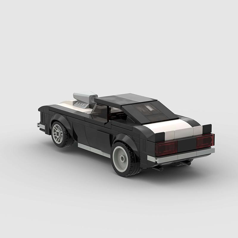 Z28 MOC Speed Car Super Race Vehicle Model Building Block Racing Rally Sports Brick Camaro Toy Christmas Gift City Technical