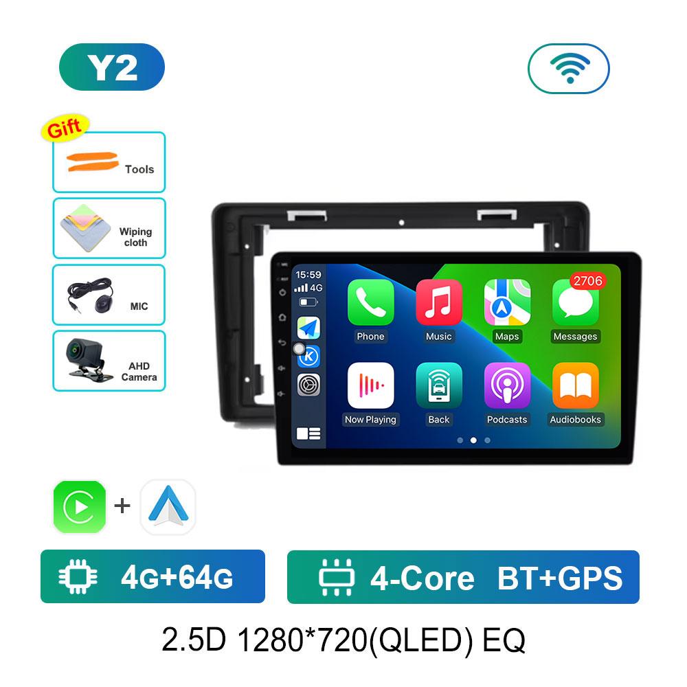 Android 14 Intelligent System for Citroen C2 C3 2001 - 2010 Car Video Multimedia GPS Navigation 4G DSP Stereo Bluetooth WiFi