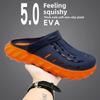 Jelly Sandals for Men Fashion Thick Sole Slip on Breathable Comfortable Soft Wear Resistant Outdoor Shoes