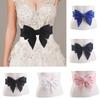 Jeans Vintage Wide Side For Girls Dress Decoration Women Waistbands Korean Belt Large Bow