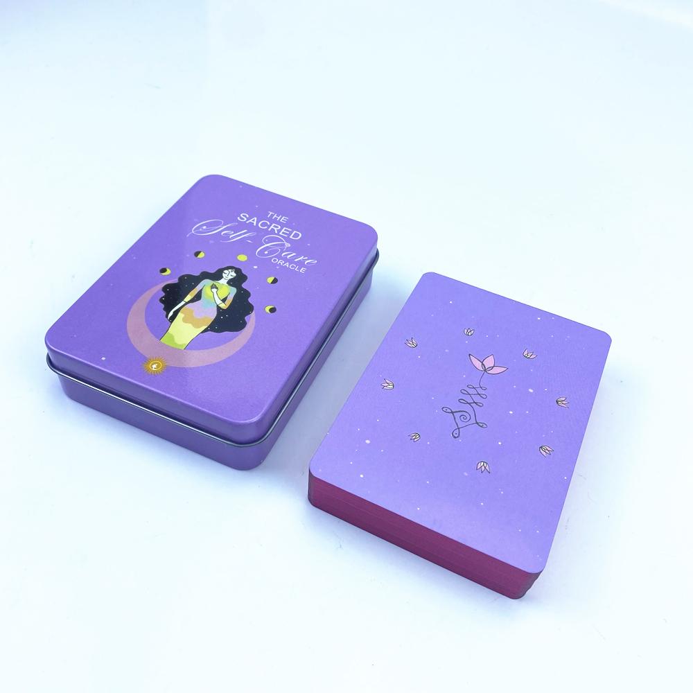 10x6 Cm Sacred Self-care Oracle Tarot In A Tin