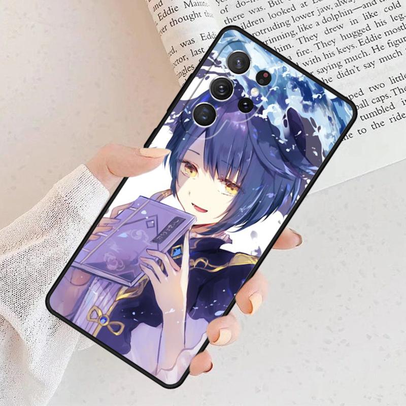 Genshin Impact Xingqiu Phone Case For Samsung Galaxy S25 S23 S30 S8 S21 S20 FE S24 S22 Note 10 20 Plus lite Ultra
