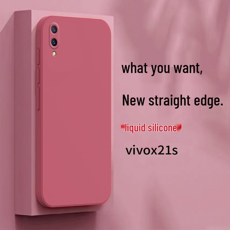 Vivo X21S Phone Case, Vivo V1814A Cover, New Liquid Case with Front Fingerprint Compatibility