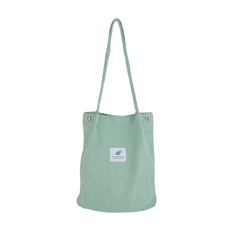 Modische Cord-Umhängetasche - Vielseitige Handtasche mit großem Fassungsvermögen für Damen