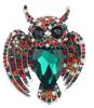 SKEDS Women Men Fashion Enamel Frog Owl Brooch Badges Crystal Animal Luxury Brooches For Women Accessories Clothing Coat Pins