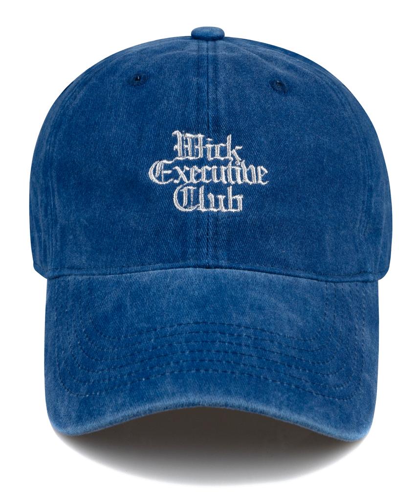 Wig Executive Classic Stone Washed Ball Cap - Blue