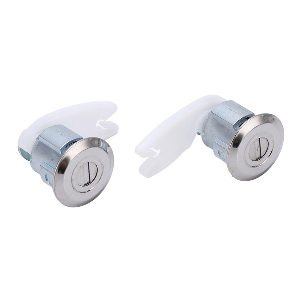 Door Lock Kit DL54 Metal Front Cylinder Barrel Assembly Set Replacement for Ford E‑150 Econoline 1992‑1996
