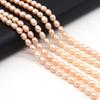1String, Boho Natural Freshwater Pearls, Rice-shaped Pearl Beads, 5-6 Mm, for DIY Necklace Bracelet, Jewelry Making, Birthday Party Crafts, 36cm