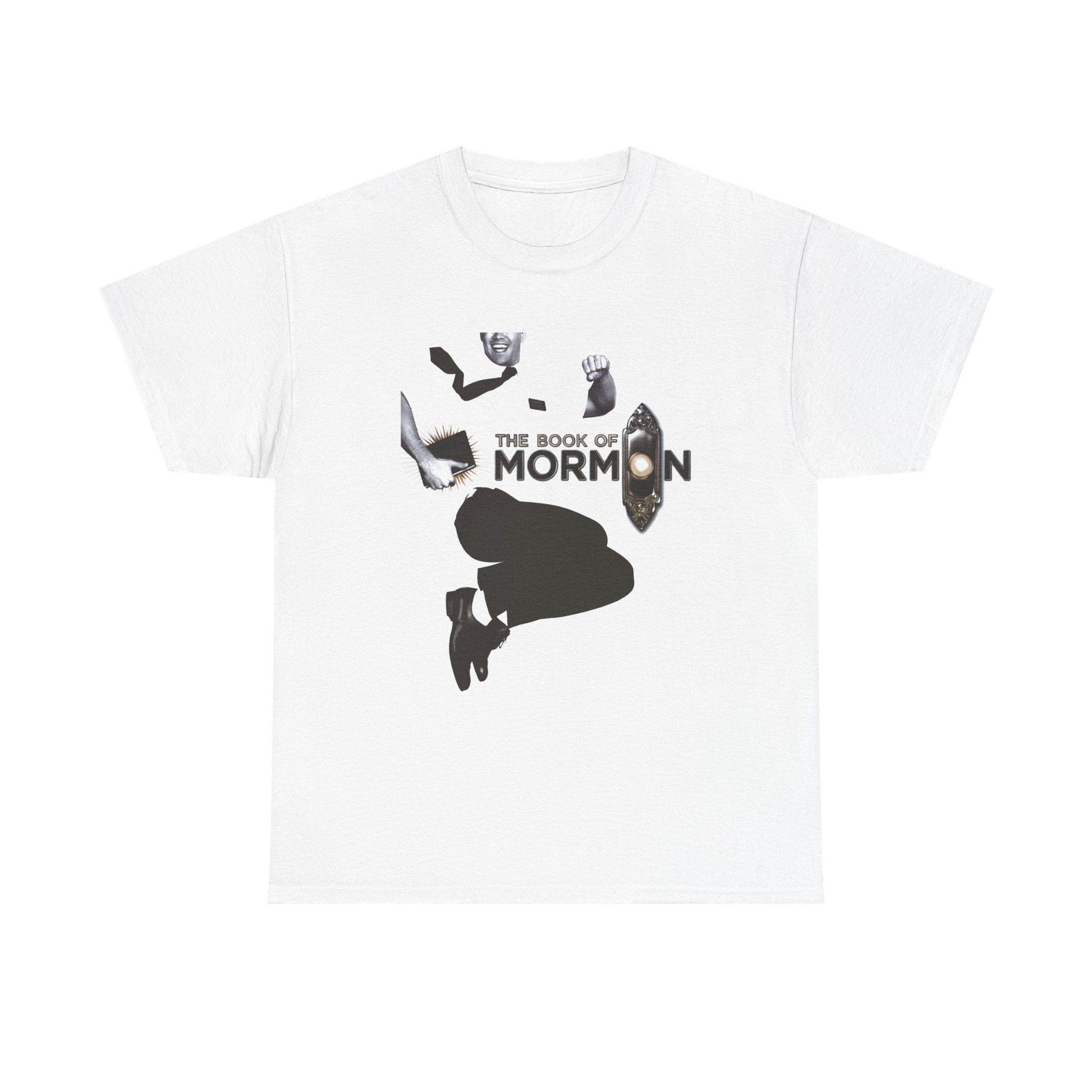 The Book of Mormon Broadway Musical Logo White Tee T-Shirt Size S to 5XL 2XL