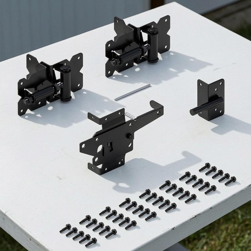 Gate Hardware Powder-Coated for Residential Fencing, Fence Installers