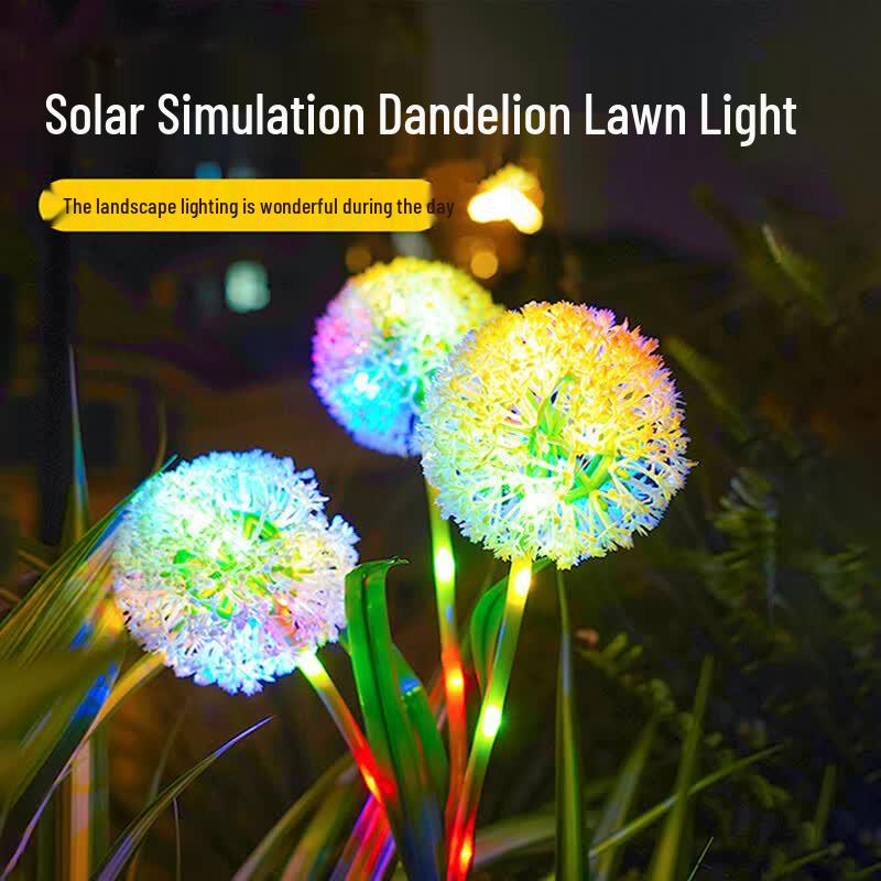 Solar LED Dandelion Outdoor Garden Light