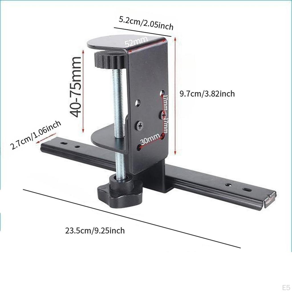 Tastaturklemme Schiene Schreibtisch Verlängerung Tablett DIY Computer unter Ausziehbar für Arbeit