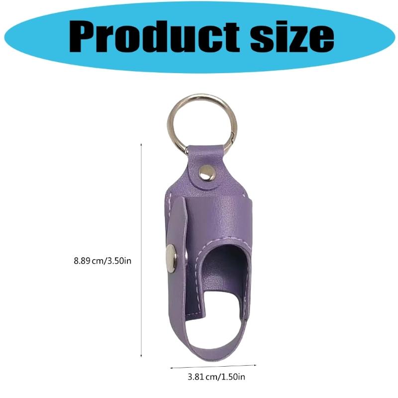 Pack of 2 Water Resistant Inhaler Case for Asthmas Inhalers Leather and Metal Featuring Organization