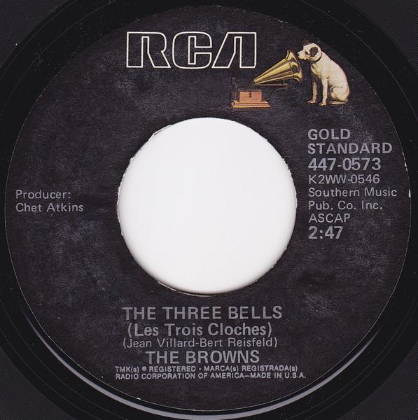 

7inch Record BROWNS - Three Bells (Les Trois Cloches) / S 4470573 RCA VICTOR US Rock Used