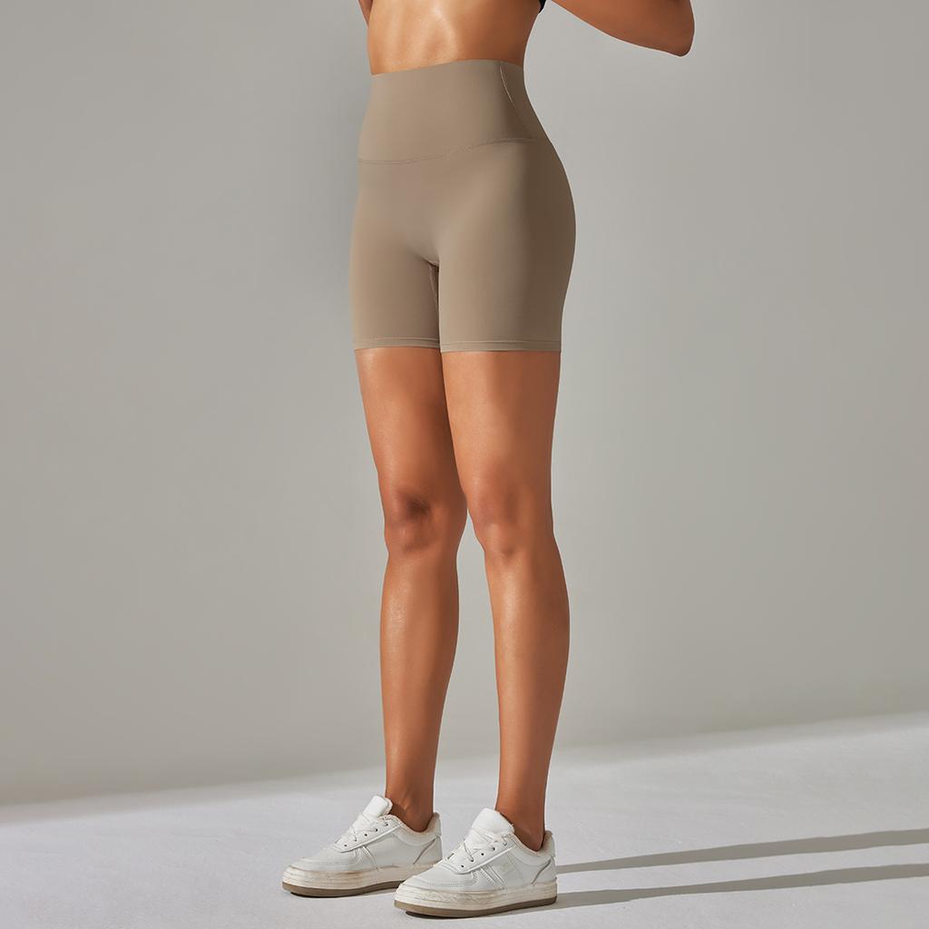Align Damen-Yoga-Shorts mit hohem Bund – butterweich und federleicht! Ideal zum Laufen, Radfahren und für Fitness. 31 Farben.