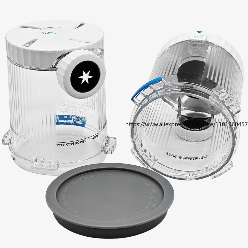 Ersatzbehälter für Ninja Swirl von CREAMi Pints und Deckel, Creami Swirl Pint-Behälter kompatibel mit NC700