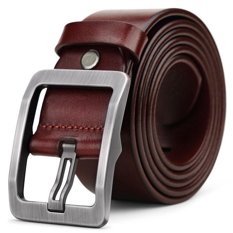 Men's Retro Genuine Leather Pin Buckle Belt - Casual Fashion Jeans Accessory