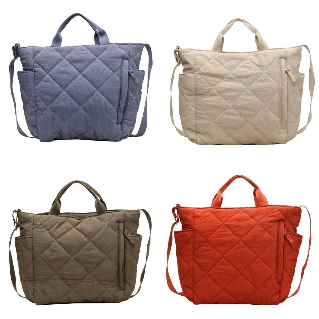 Large Capacity Canvas Shoulder Bag For Women 2023 New Autumn Winter Street Fashion Tote Crossbody Bag