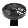 Heat Powered Fireplace Fan Quiet Round Aluminum Alloy Wood Stove Fan for Fireplace Wood Log Burning Stove