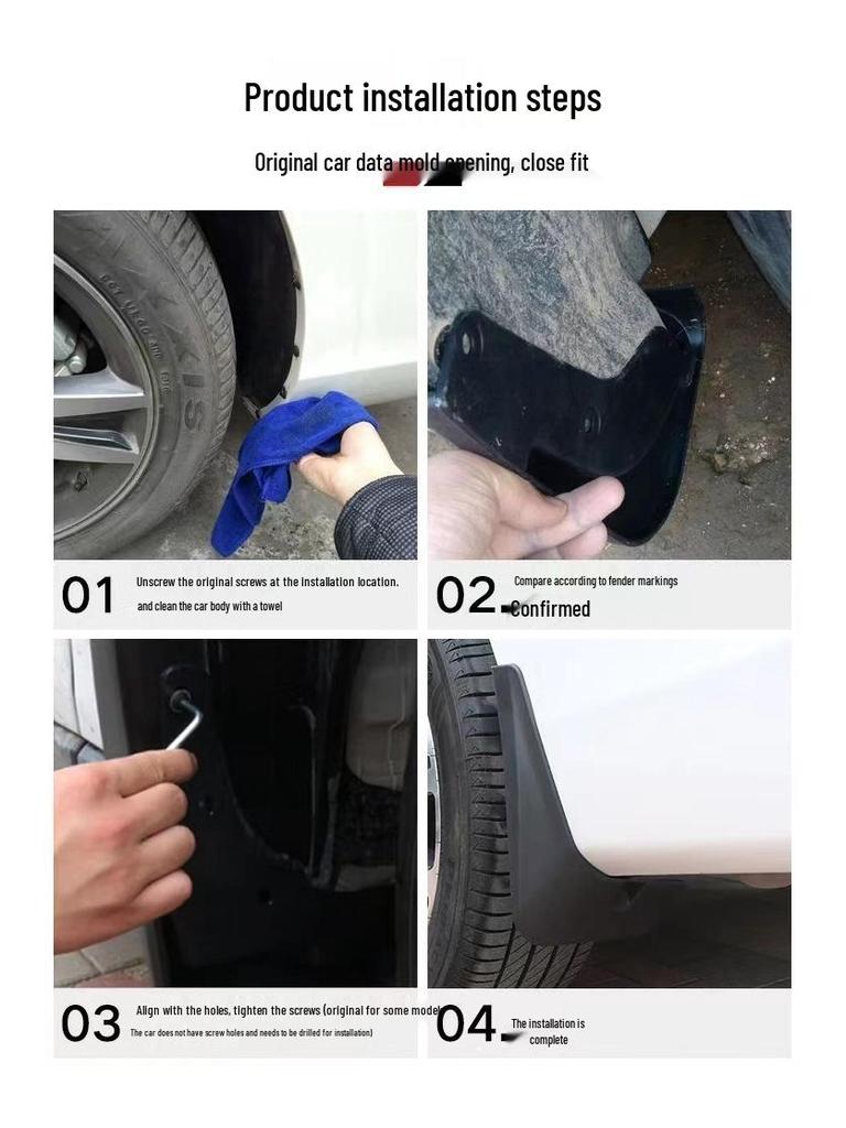 2024 Toyota Prado FJ250 Wheel Arch Mudguards
