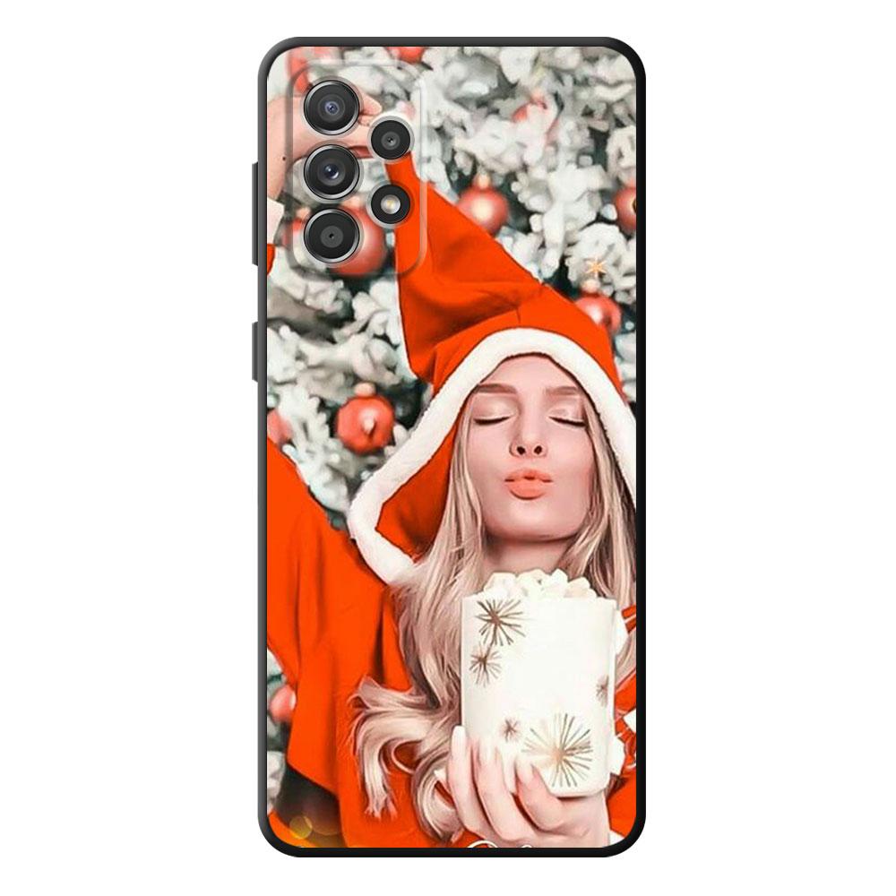 

Чехол Merry Christmas Gift Girl для Samsung Galaxy A32 A21s A71 A51 4G A11 A72 A12 A22 A52 5G A13 A41 A53 A23 A42 Силиконовый чехол Samsung A11